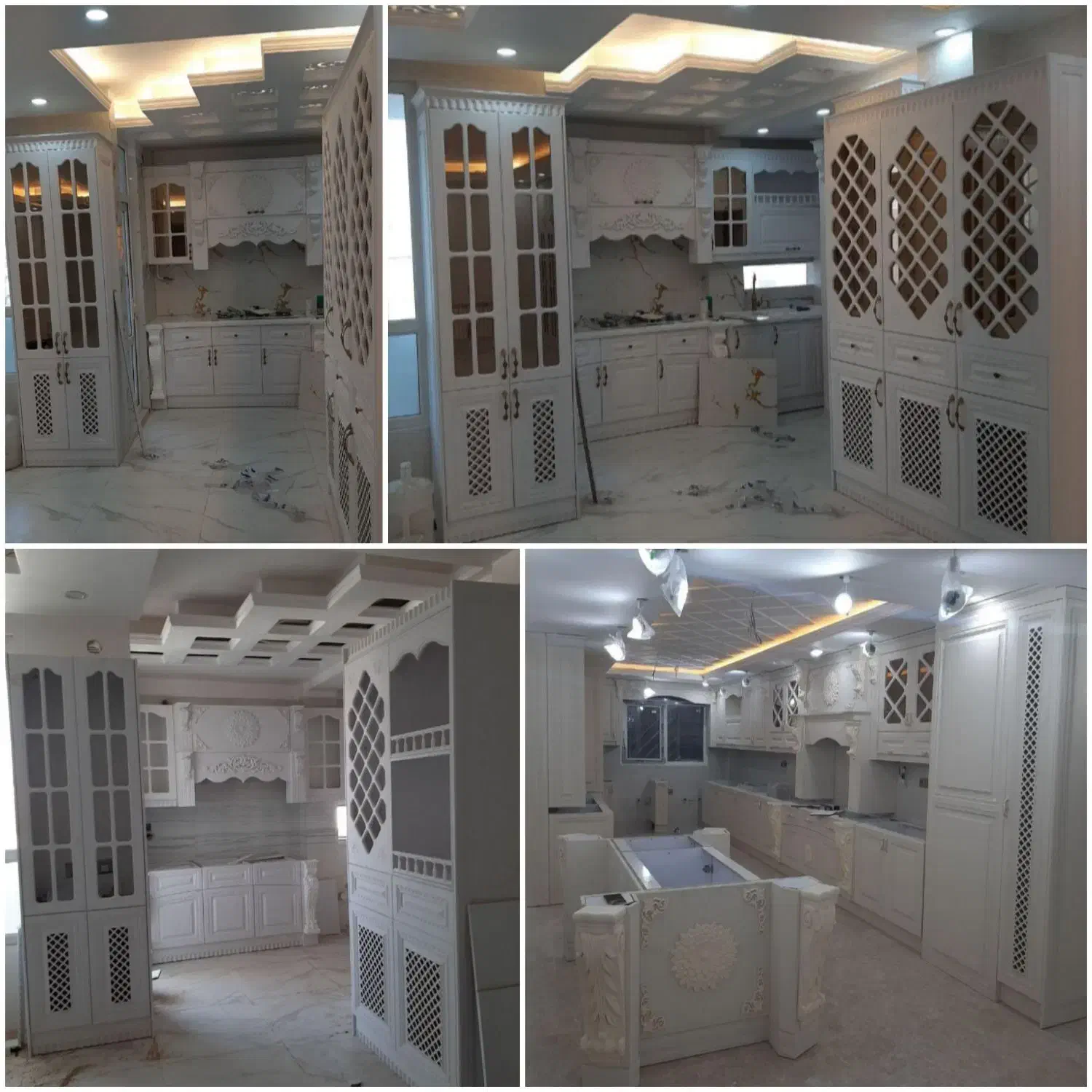 طراحی و اجرای کابینت.کمد.سازهای چوبی هایگلاس.mdf.|خدمات پیشه و مهارت|شهرکرد, |دیوار