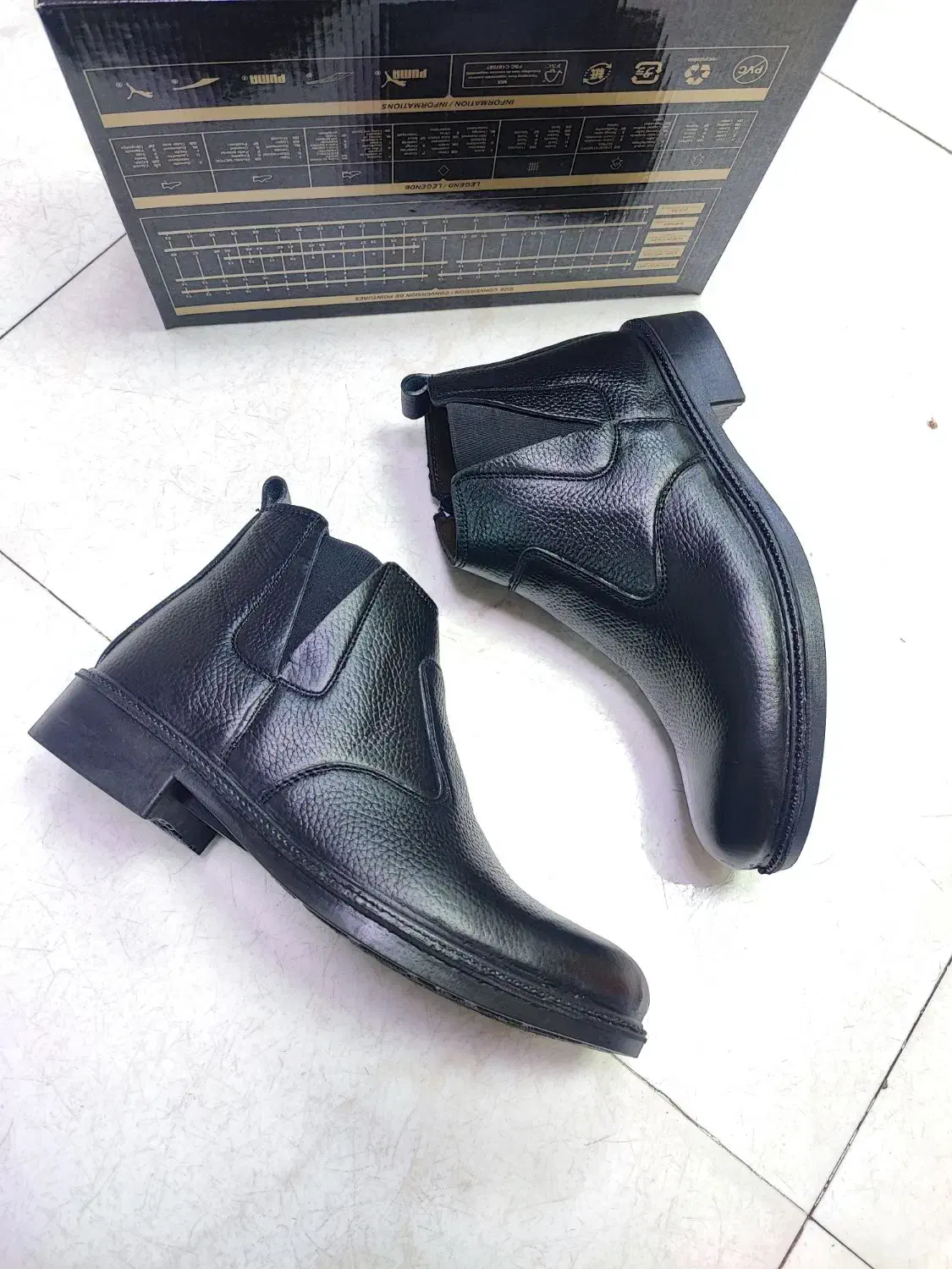 نیم پوتین مردانه بغل زیپ چرم طبیعی|کیف، کفش، کمربند|سنندج, |دیوار