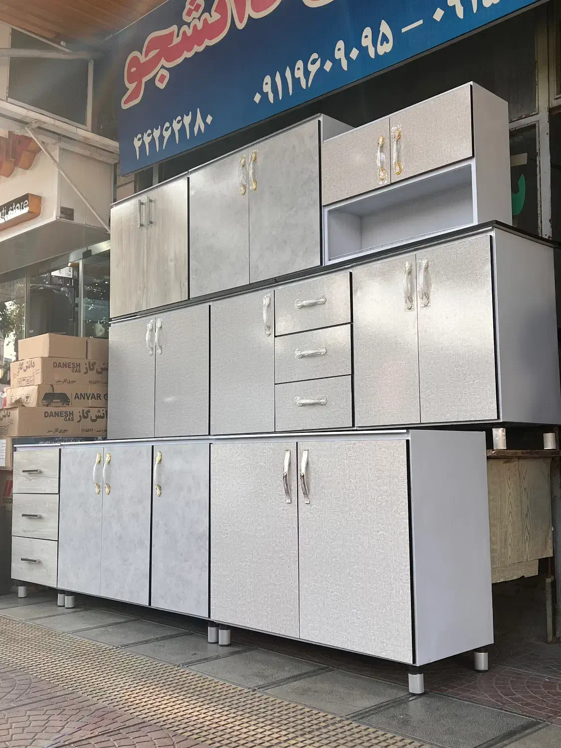 کابینت فلزی آماده|مصالح و تجهیزات ساختمان|آمل, |دیوار