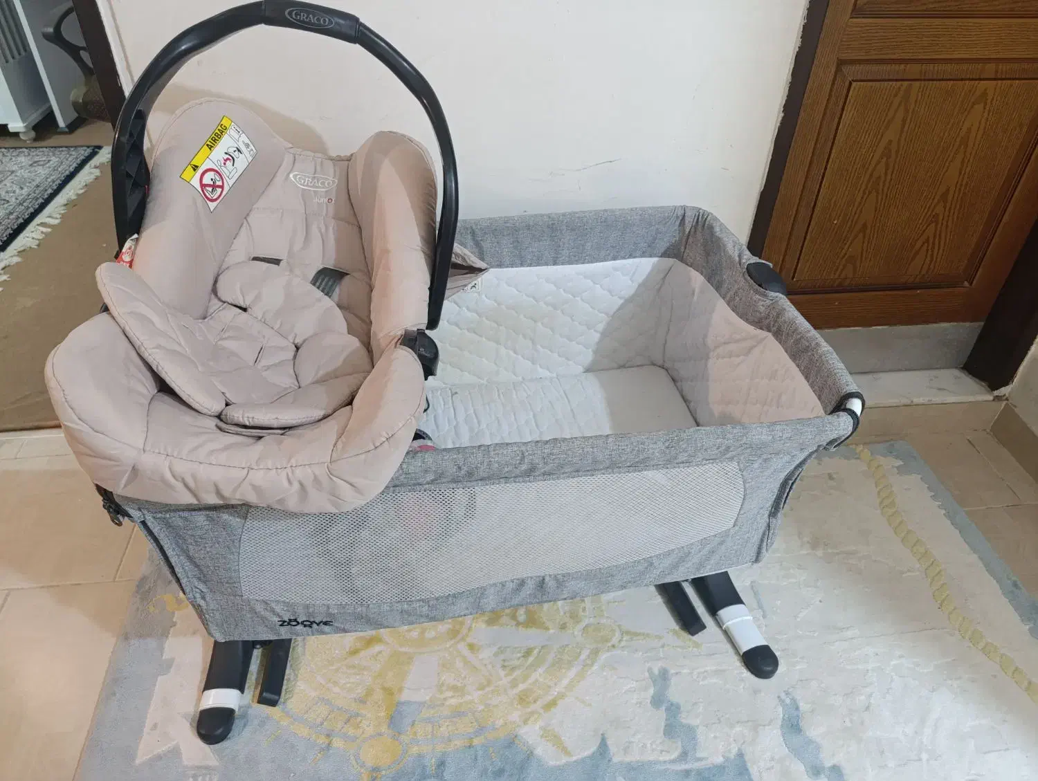 کریر و تخت کنار مادر|اسباب و اثاث بچه|ارومیه, |دیوار