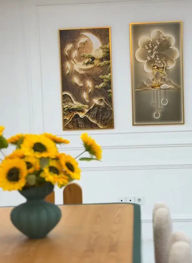 تابلو دکوراتیو طرح گوزن|تابلو، نقاشی، عکس|تبریز, |دیوار