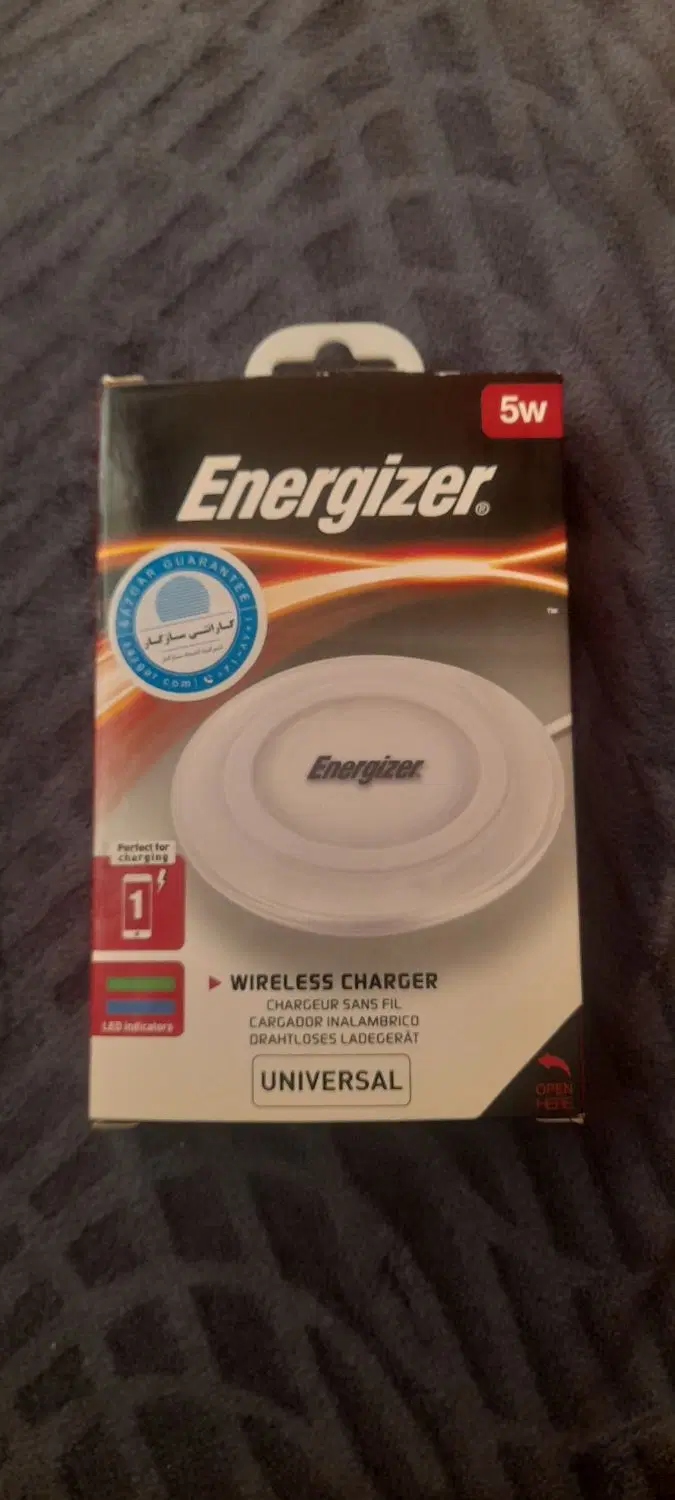 شارژر وایرلس energizer انرجایزر کاملا نو نو|لوازم جانبی موبایل و تبلت|تهران, نعمتآباد|دیوار