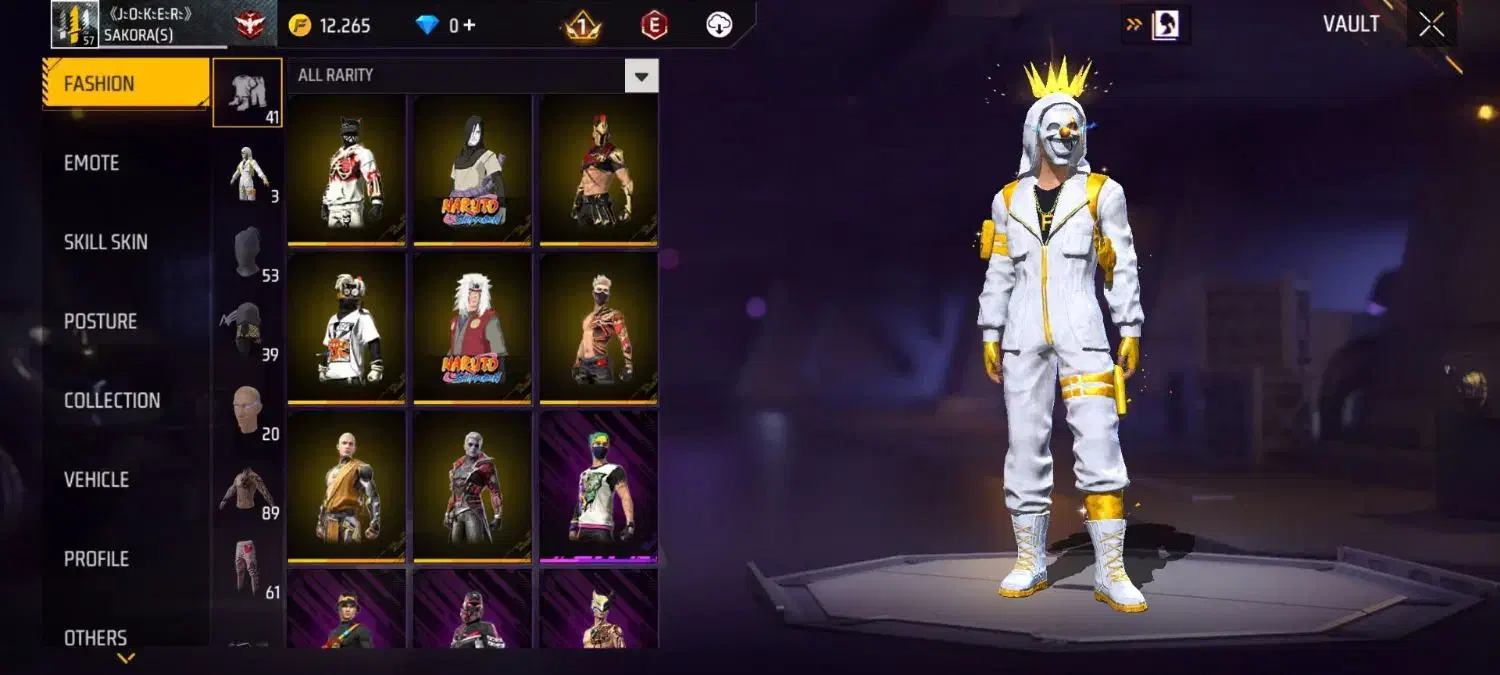 اکانت فیری فایر|کنسول، بازی ویدئویی و آنلاین|مشکین‌دشت, |دیوار