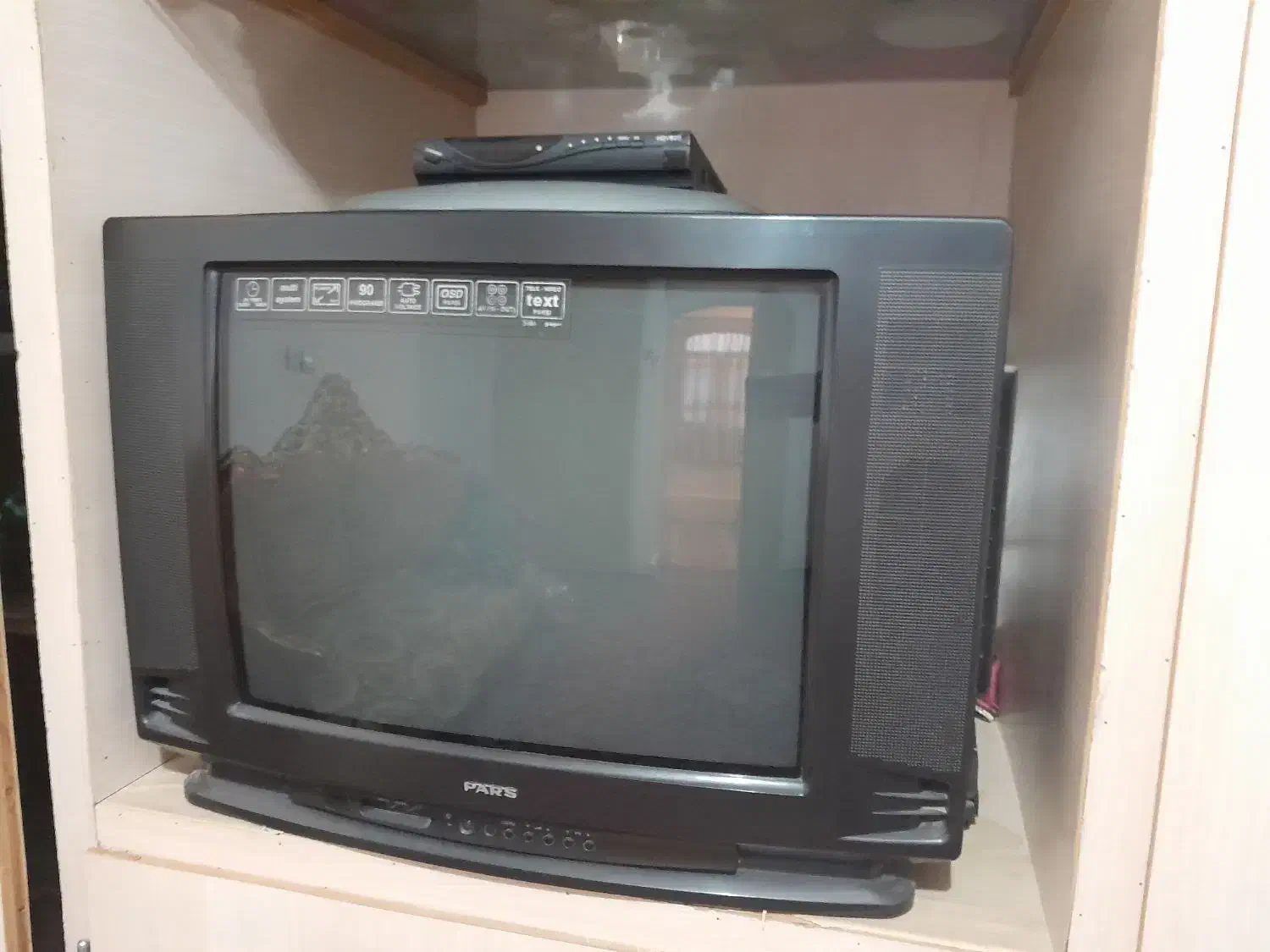 تلویزیون ۲۱ پارس با دستگاه دیجیتال|تلویزیون و پروژکتور|قم, شهرک مهدیه (مدرس)|دیوار