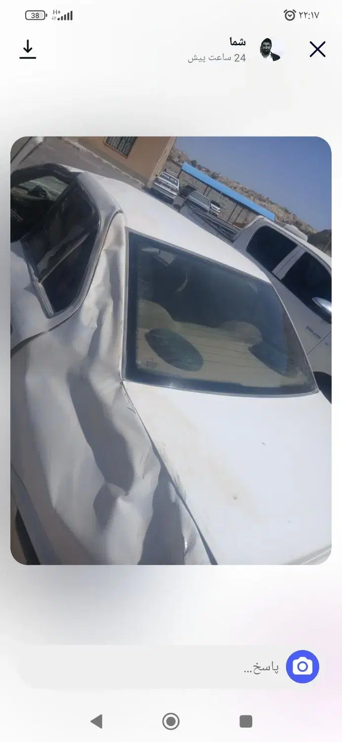 سمند موتور ملی تصادفی|خودرو سواری و وانت|تبریز, |دیوار