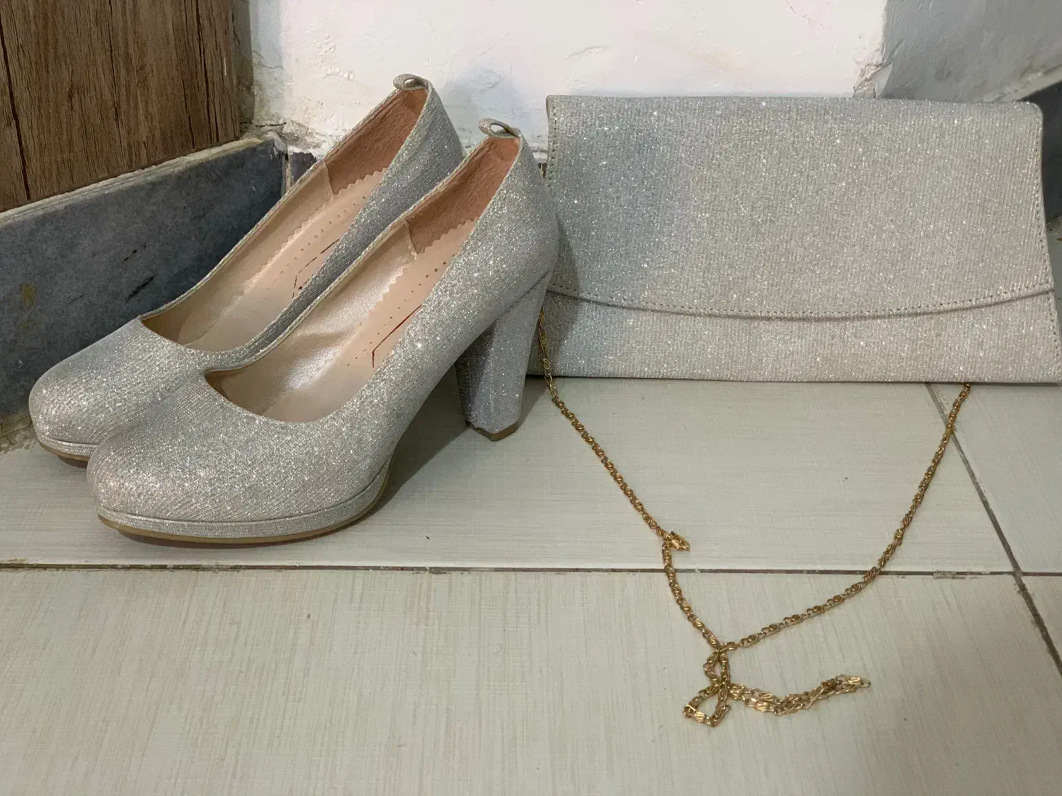 ست کیف کفش مجلسی مانتو شلوار مجلسی|لباس|بومهن, |دیوار