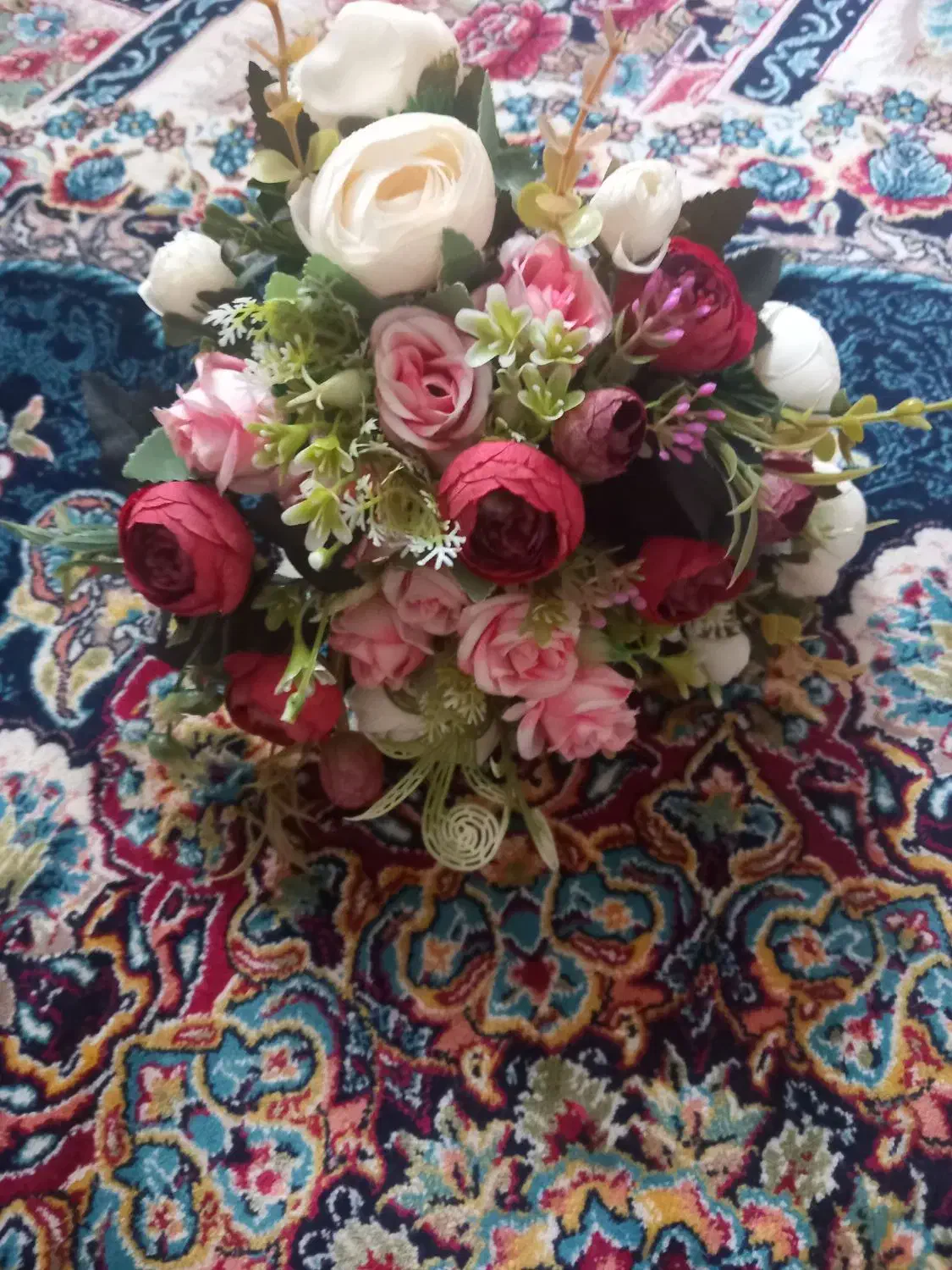 دسته گل کلدان|گل مصنوعی|قدس, شهرقدس|دیوار