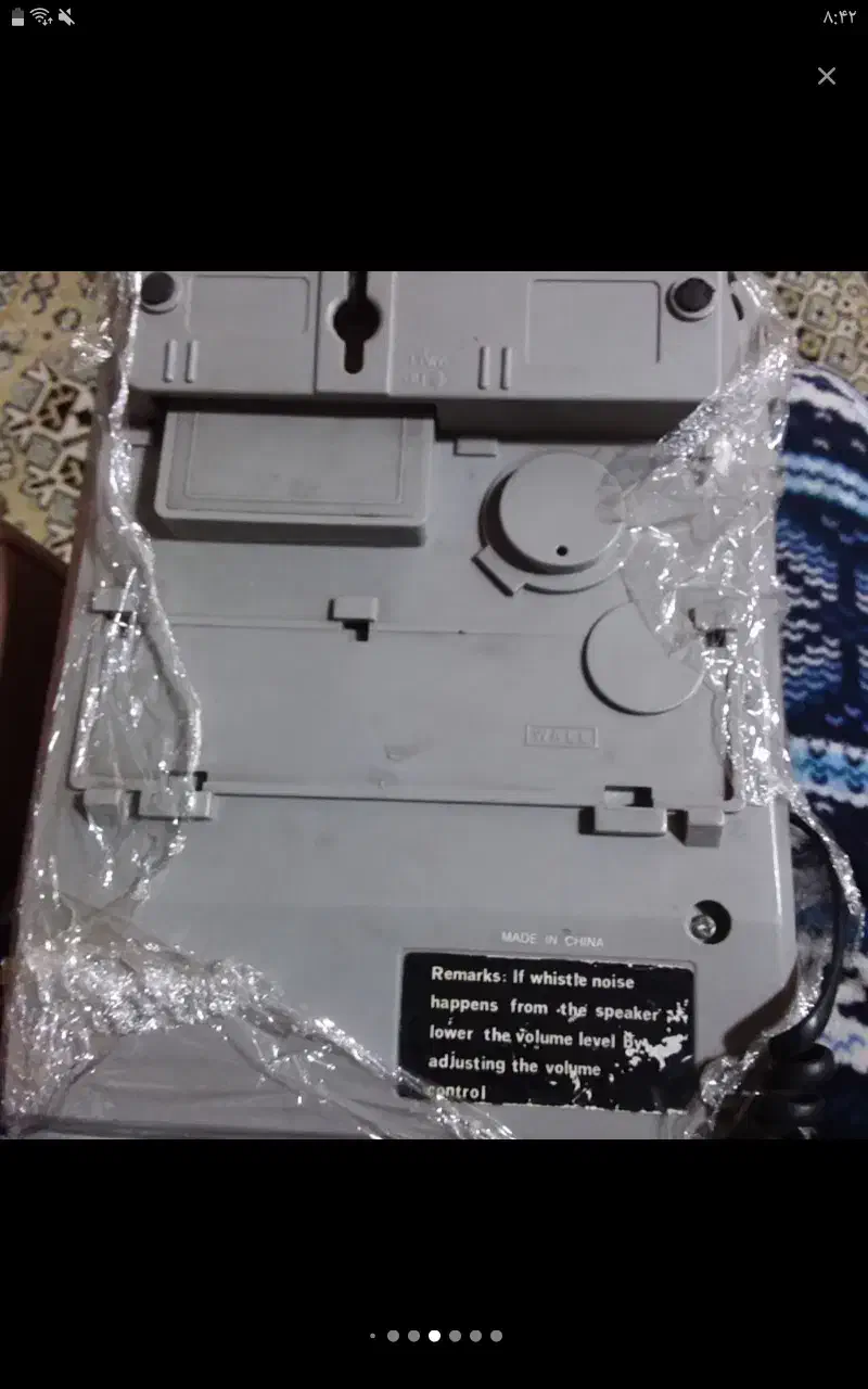 تلفن پاناسونیک سانترال دو خط|تلفن رومیزی|سرخرود, |دیوار