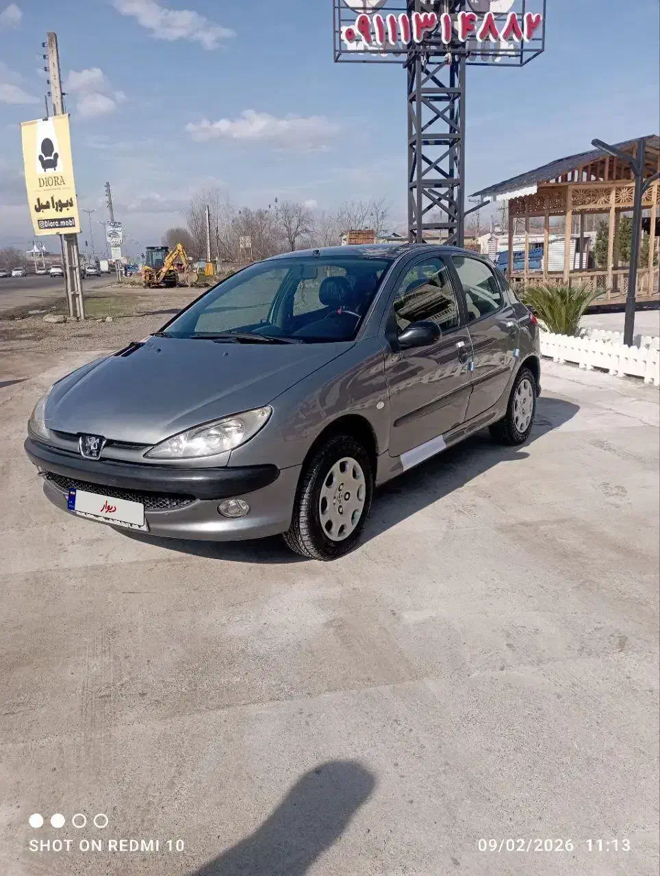 ۲۰۶ مدل ۸۶|خودرو سواری و وانت|رشت, حافظ آباد|دیوار