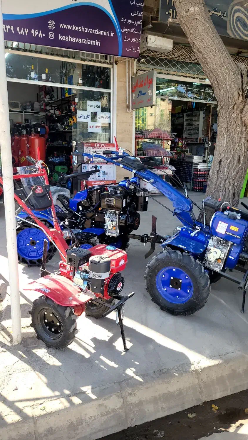 تیلر گازوئیلی و بنزینی تیلر ۷و۱۰ اسب تیلر چهار چرخ|ماشین‌آلات صنعتی|نیشابور, شهید بهشتی|دیوار