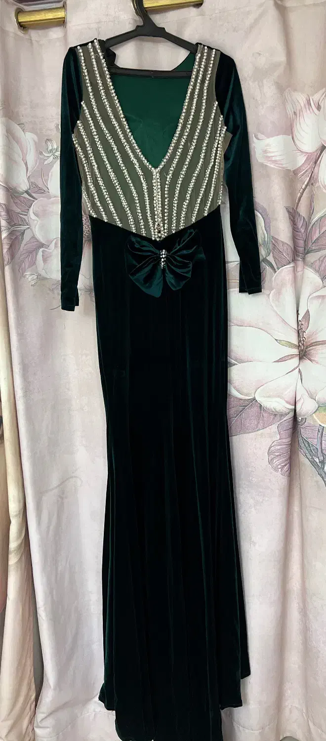 پیرهن مجلسی مخمل ماهی|لباس|ری, دیلمان|دیوار