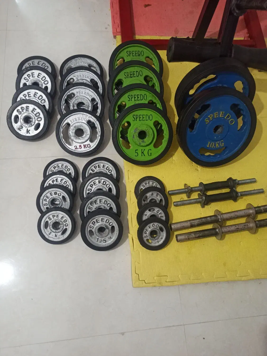 لوازم بدن سازی در حدنو|تجهیزات ورزشی|مشهد, شهید قربانی|دیوار