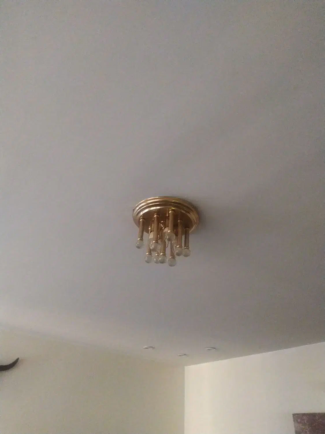 لوستر سقفی چهارشعله دوعدد|لوستر و چراغ آویز|پردیس, فاز ۳|دیوار