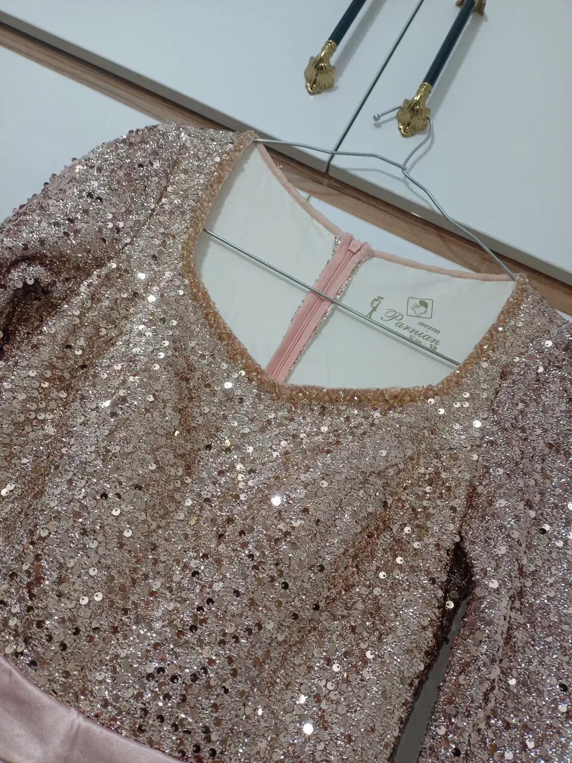 پیراهن ماکسی مجلسی ساتن|لباس|نهاوند, |دیوار