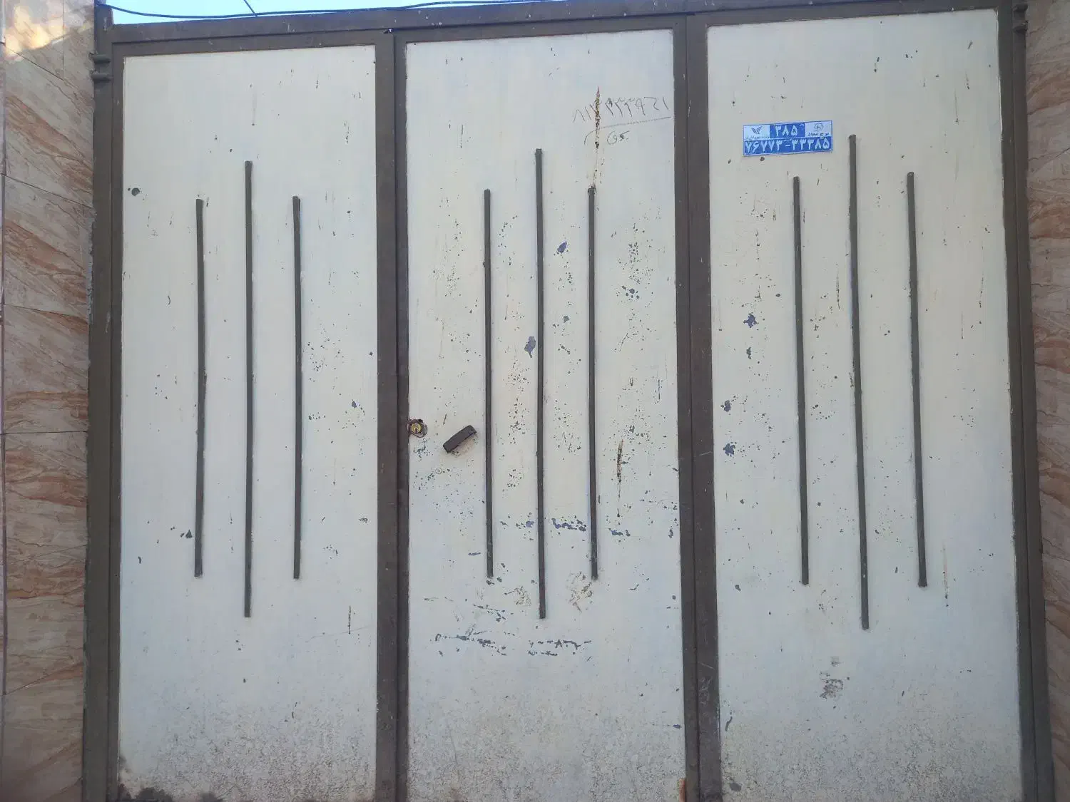 درب حیاط ویلایی سه لنگه|مصالح و تجهیزات ساختمان|فهرج, |دیوار