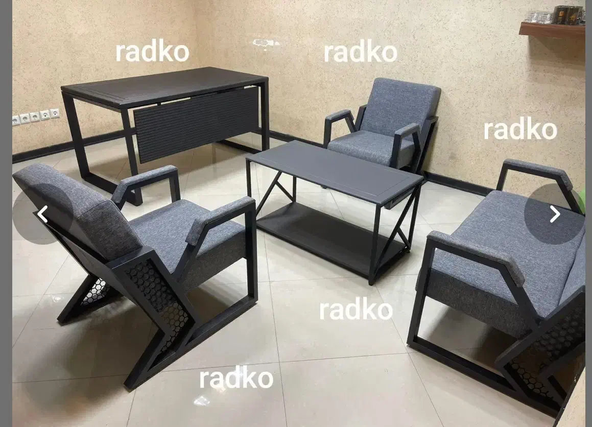 مبلمان اداری،میز و مبلمان چرم و فلز|دفتر کار|اصفهان, بابوکان جنوبی|دیوار