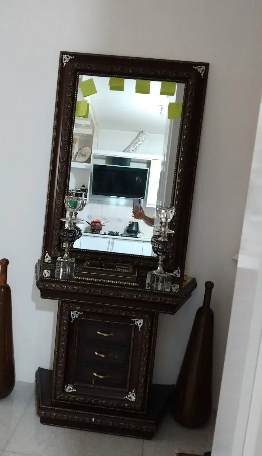 آیینه و کنسول 800 هزارتومن|بوفه، ویترین، کنسول|مشهد, الهیه|دیوار