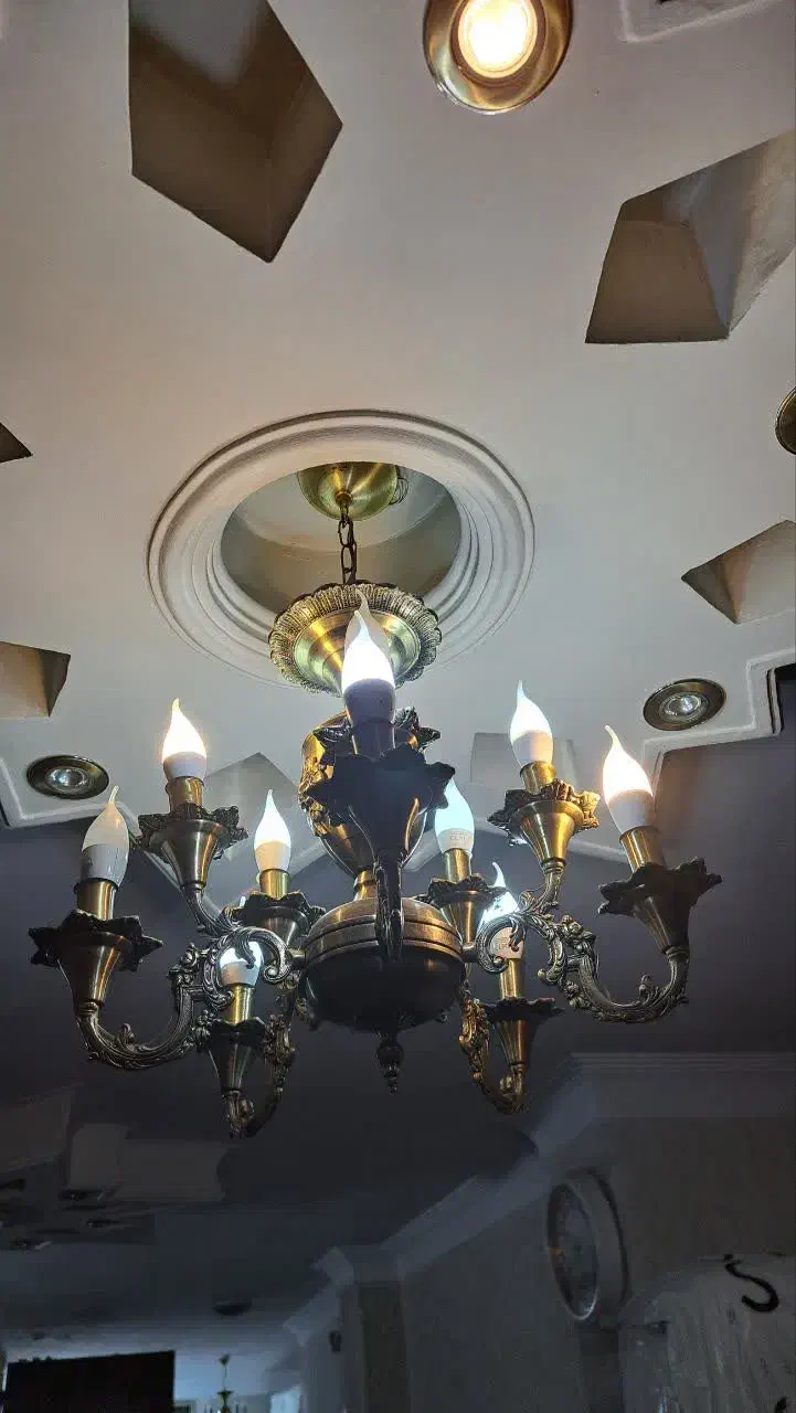 لوستر برنز|لوستر و چراغ آویز|کرج, مهرویلا جنوبی|دیوار