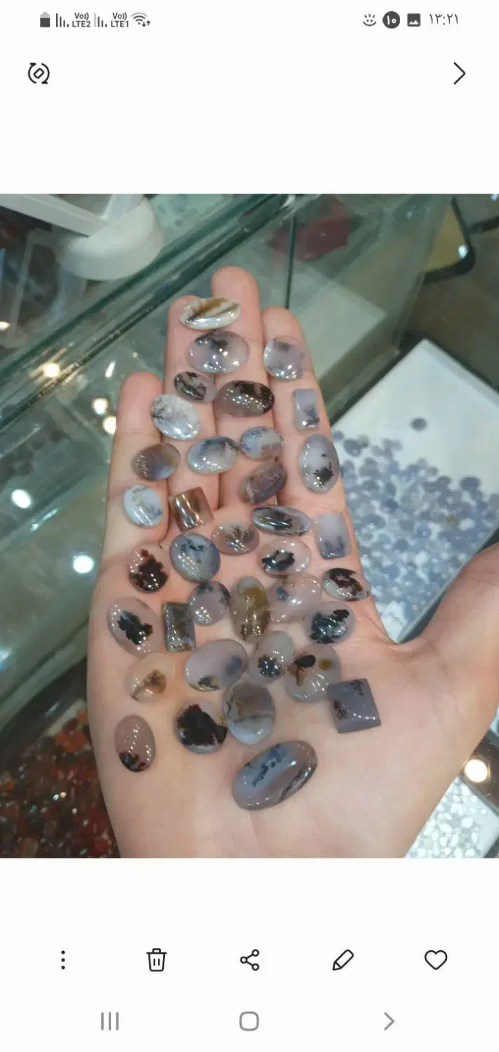 سنگ شجر و زمرد و یاقوت انواع سنگ موجود|جواهرات|شیراز, مسلم|دیوار