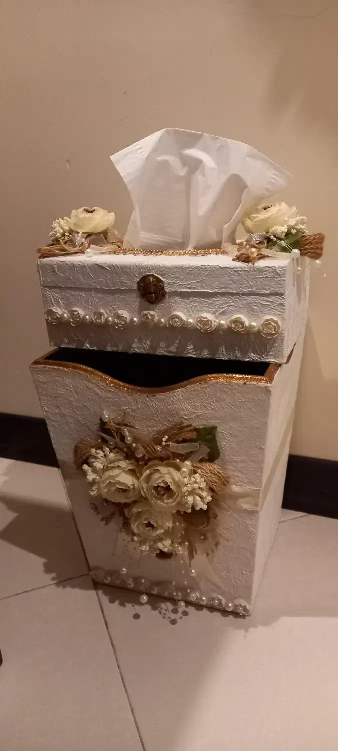 سطل و جای دستمال کاغذی|صنایع دستی و سایر لوازم تزئینی|تهران, تهراننو|دیوار