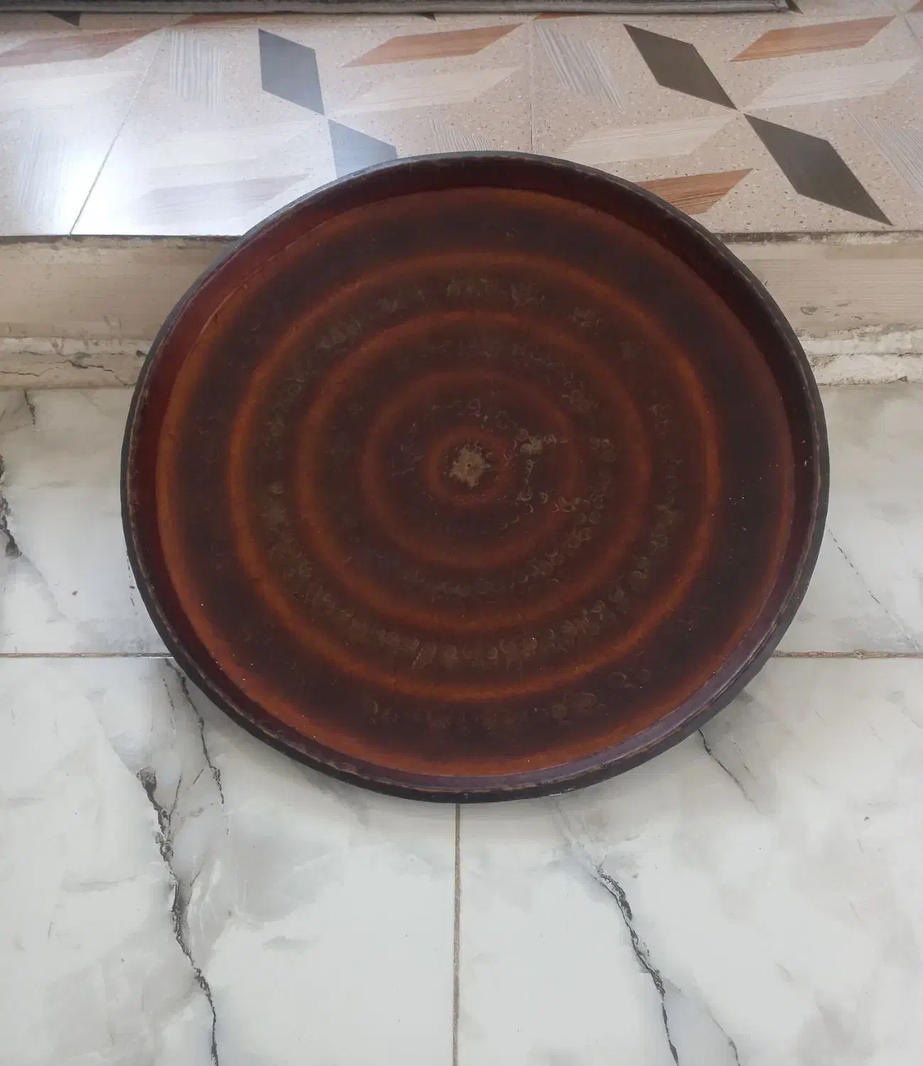 سینی مسی|ظروف پخت‌وپز|کرمانشاه, |دیوار