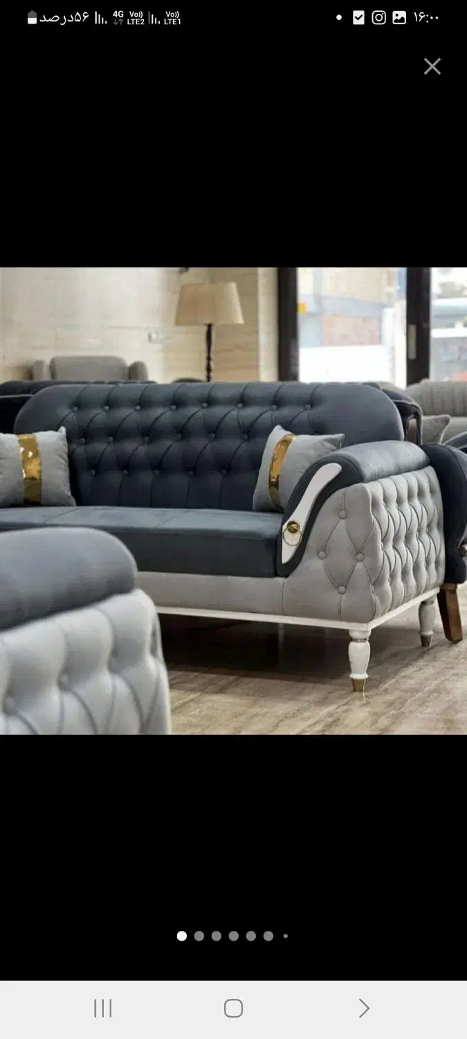 مبل کد۳۳۴۴۵۵|مبلمان خانگی و میز عسلی|آستارا, |دیوار