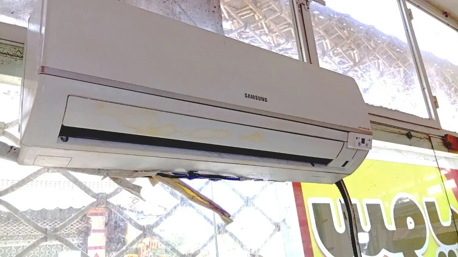 کولر اسپلیت ۱۲۰۰۰ سامسونگ|کولر گازی و فن‌کوئل|پره‌سر, |دیوار