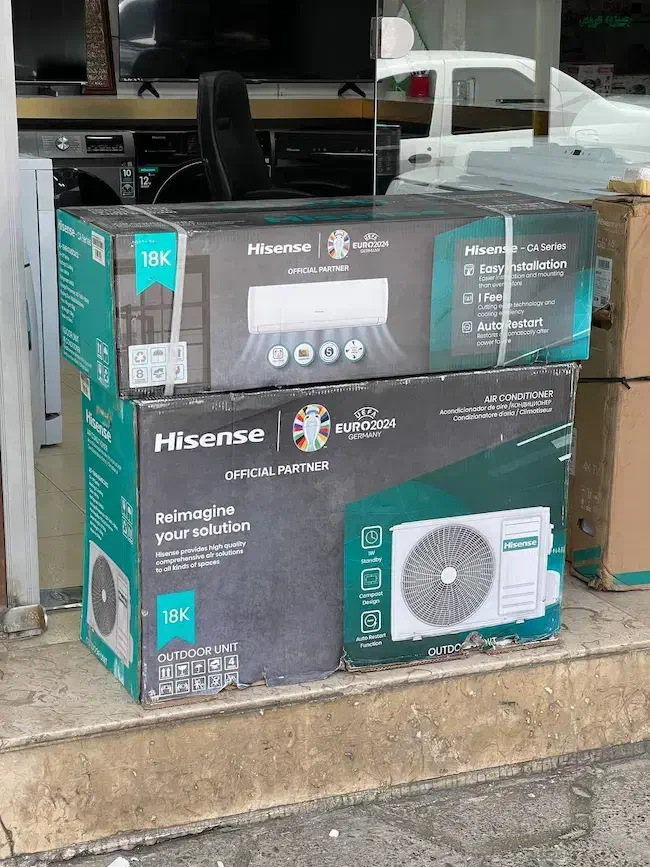 کولر گازی ۱۸ هزار هایسنس|کولر گازی و فنکوئل|بندرعباس, |دیوار