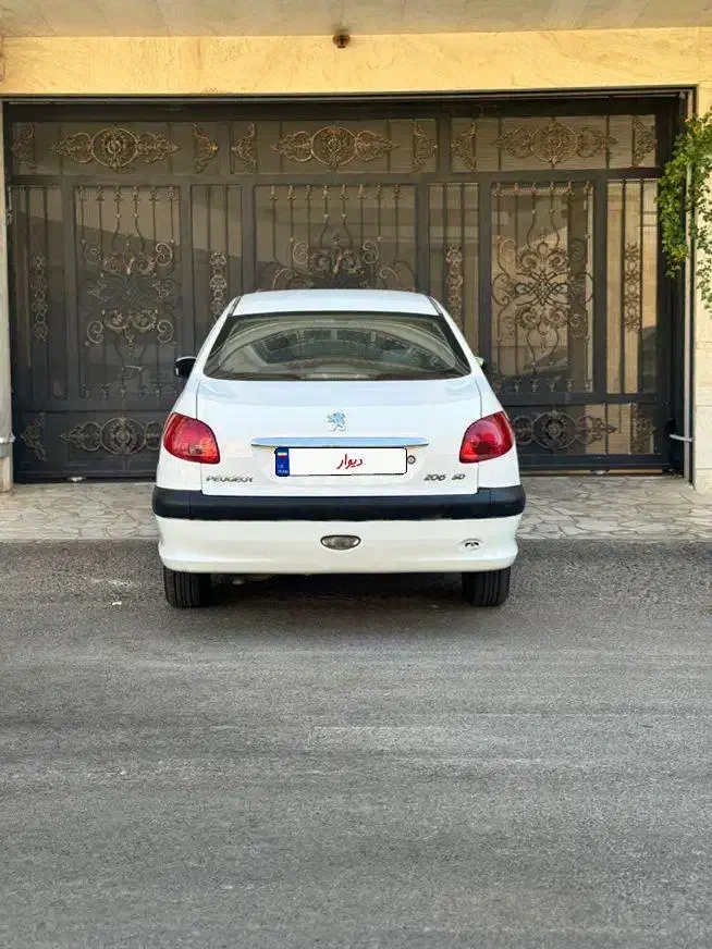 ۲۰۶ sd تیپ ۳ مدل ۸۸|خودرو سواری و وانت|قزوین, |دیوار