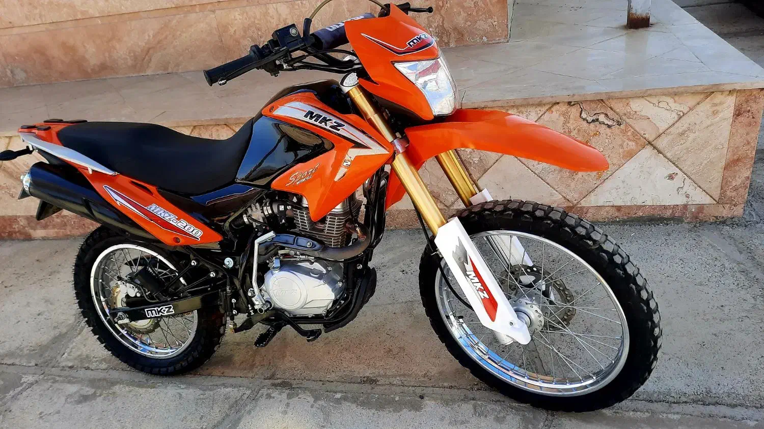 تریلmkz 200|موتورسیکلت|کنگاور, |دیوار