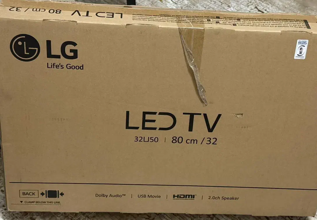 تلویزیون ال ای دی ۳۲ اینچ ال جی|تلویزیون و پروژکتور|تهران, جنتآباد مرکزی|دیوار