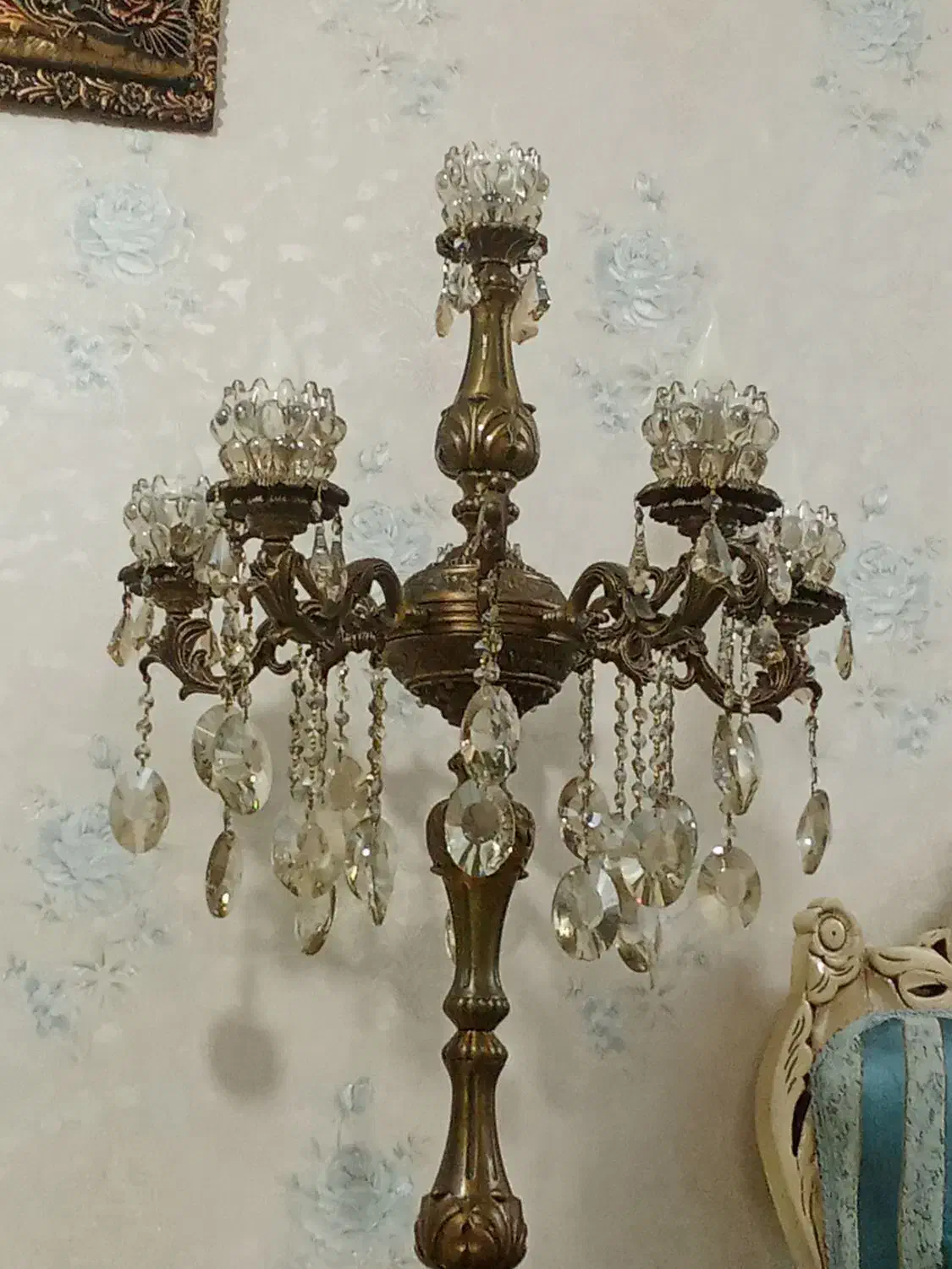 آباژور  برنج|چراغ خواب و آباژور|گنبد کاووس, |دیوار