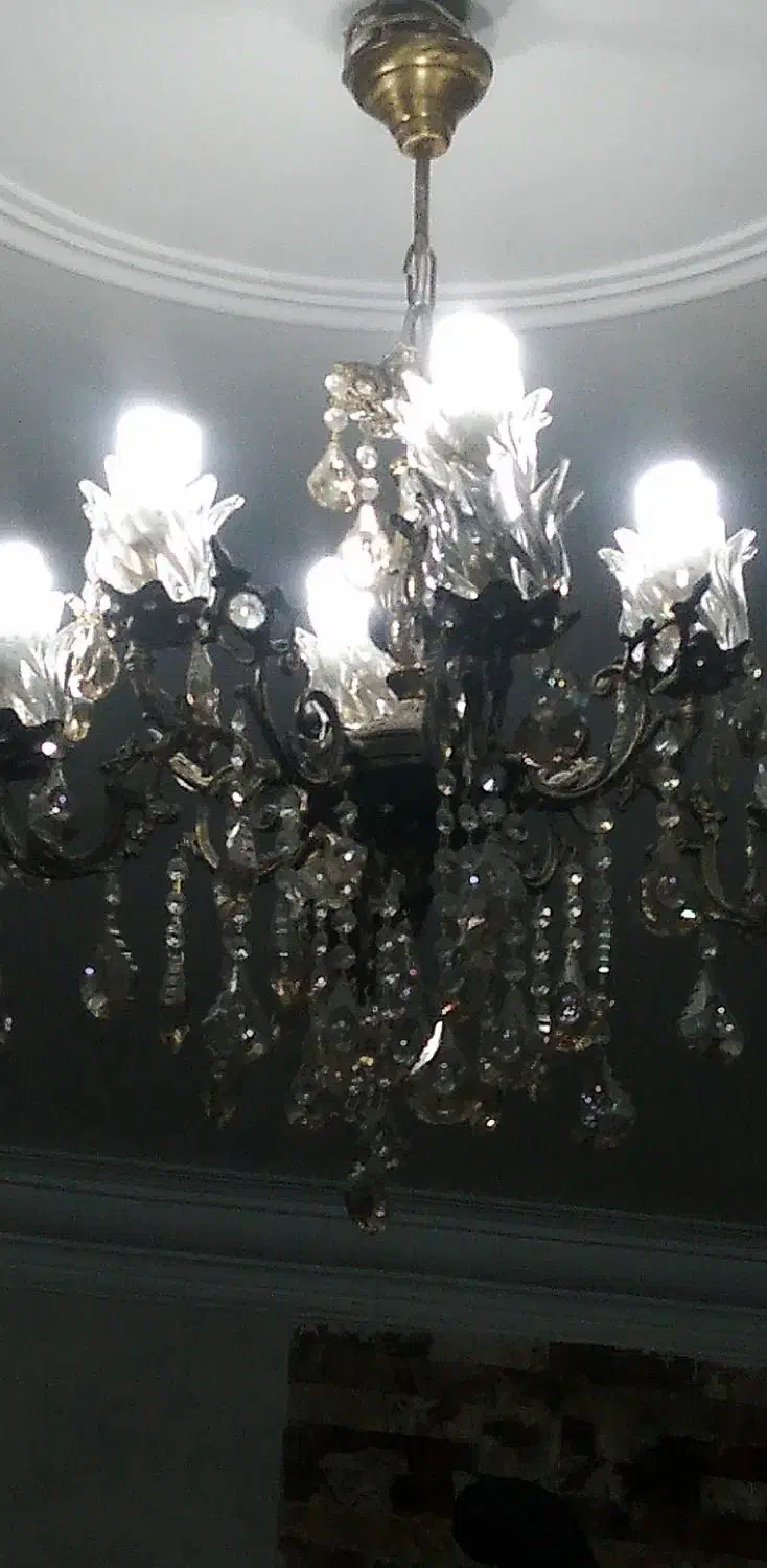 لوستر برنز|لوستر و چراغ آویز|اراک, |دیوار