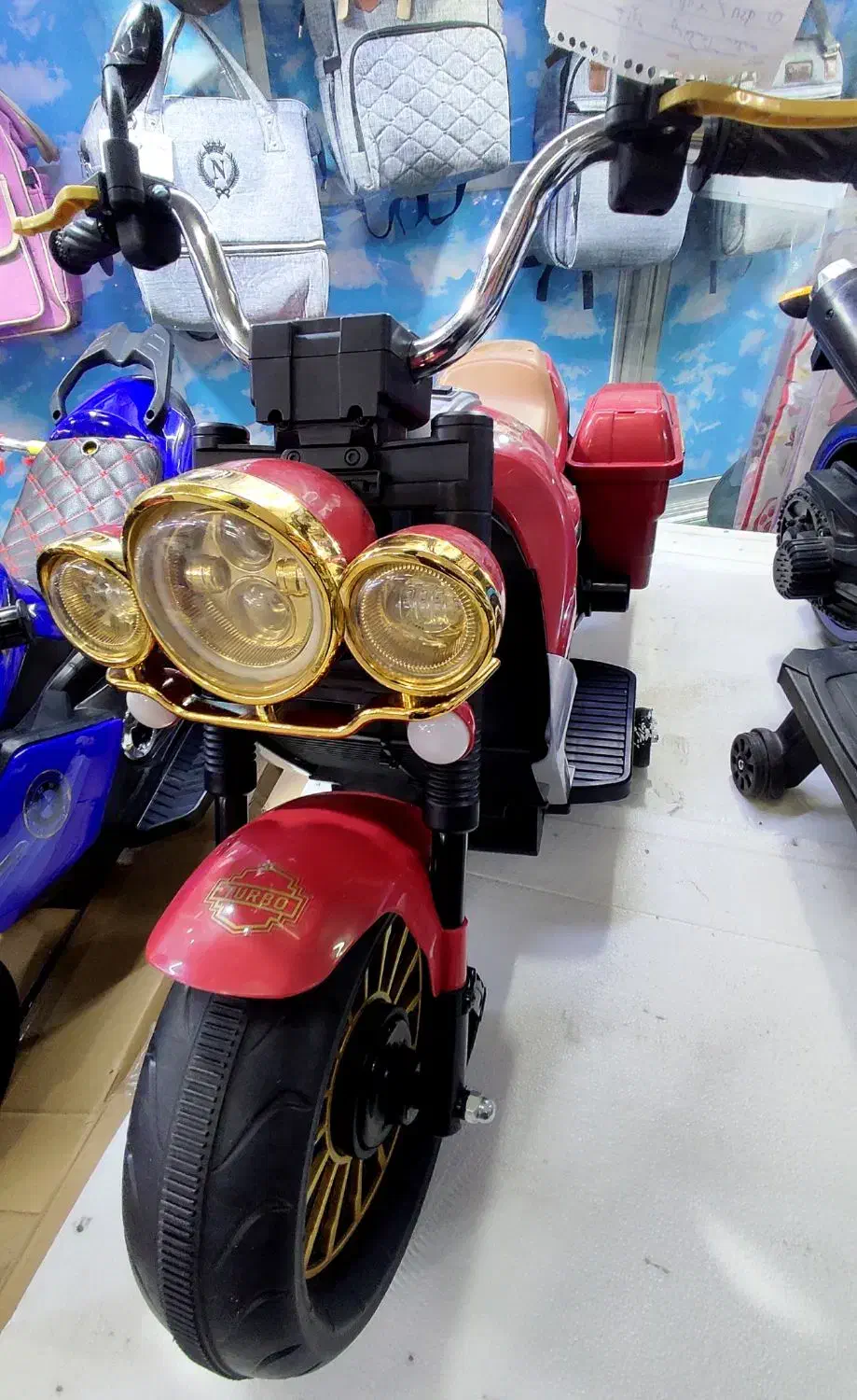 موتور شارژی کراس و دوکاتی باتخفیف ویژه تایر لاستیک|اسباب‌بازی بچه|اهواز, طالقانی|دیوار