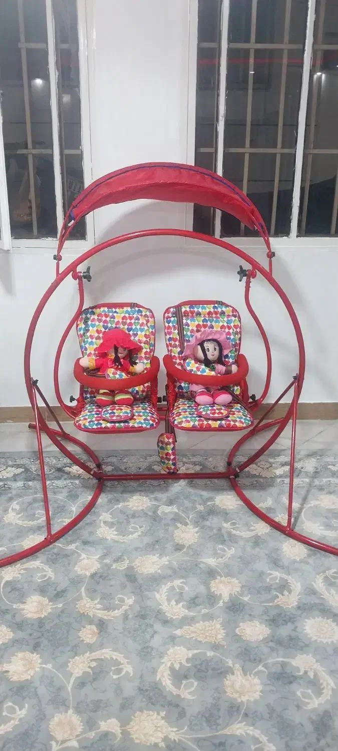 تاب وگهواره دوقلویی|کالسکه و لوازم جانبی|هشتگرد, گلسار|دیوار