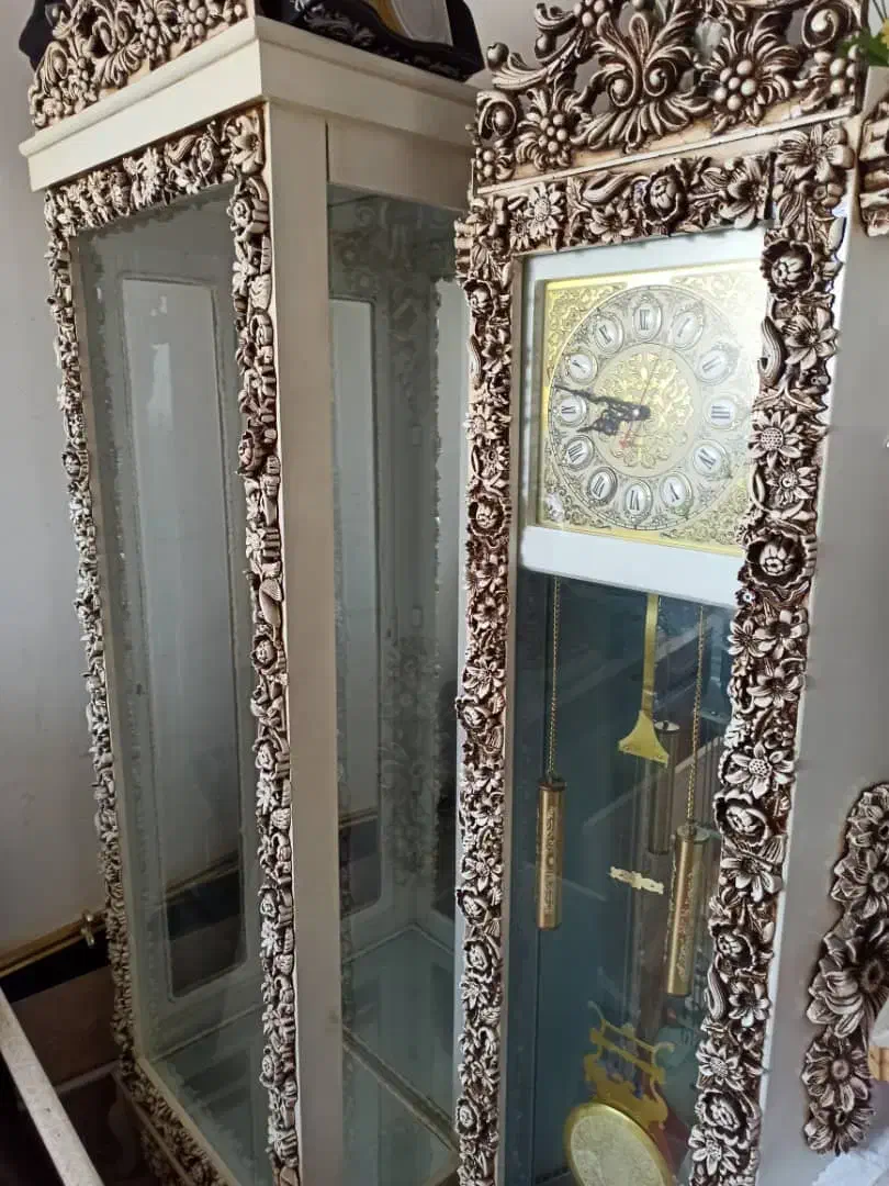 بوفه و ساعت ایستاده|بوفه، ویترین، کنسول|سنندج, |دیوار