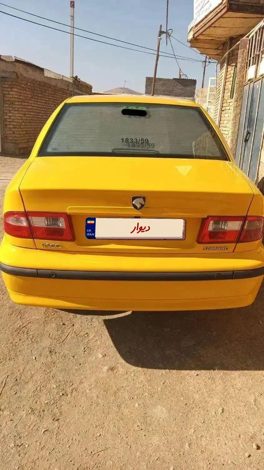 تاکسی سمند ef7 گردشی|خودرو سواری و وانت|سنندج, |دیوار