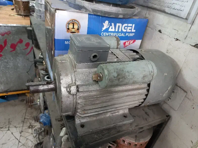 موتور ۲اسب ۱۴۰۰ دور تکفاز پوسته چدن|ماشینآلات صنعتی|فسا, |دیوار