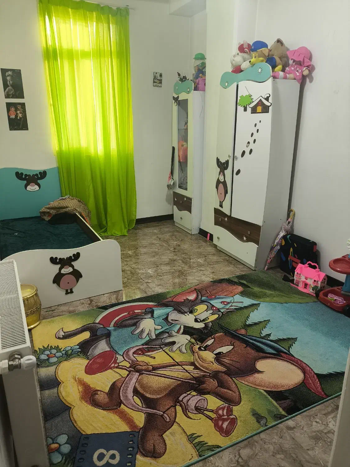 سرویس خواب کودک|تخت و سرویس خواب|فشاپویه, |دیوار