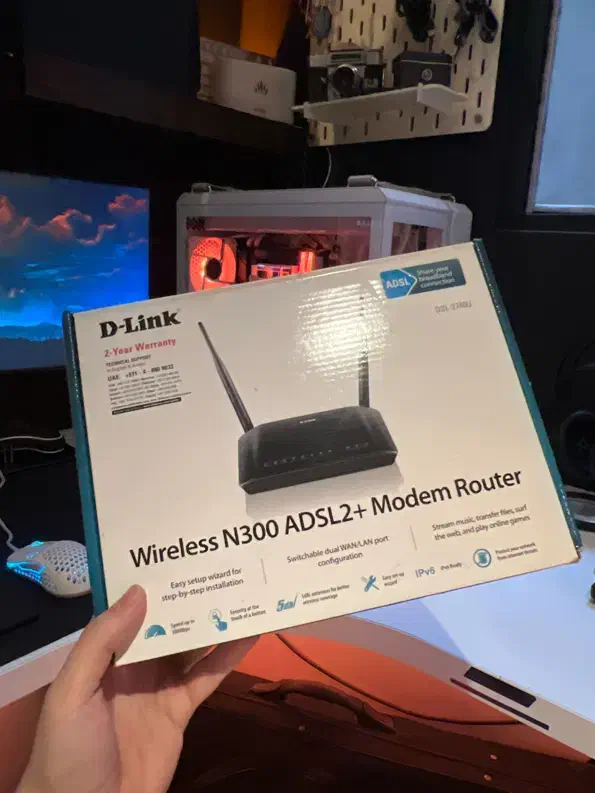 مودم روتر دی لینک DLink DSL 2740U اورجینال|مودم و تجهیزات شبکه|ری, حمزه‌آباد|دیوار