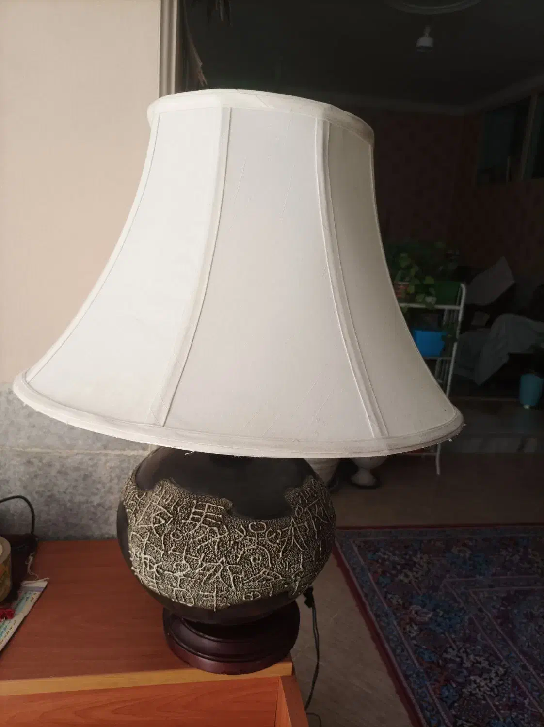 آباژور چوبی|چراغ خواب و آباژور|کرمان, |دیوار