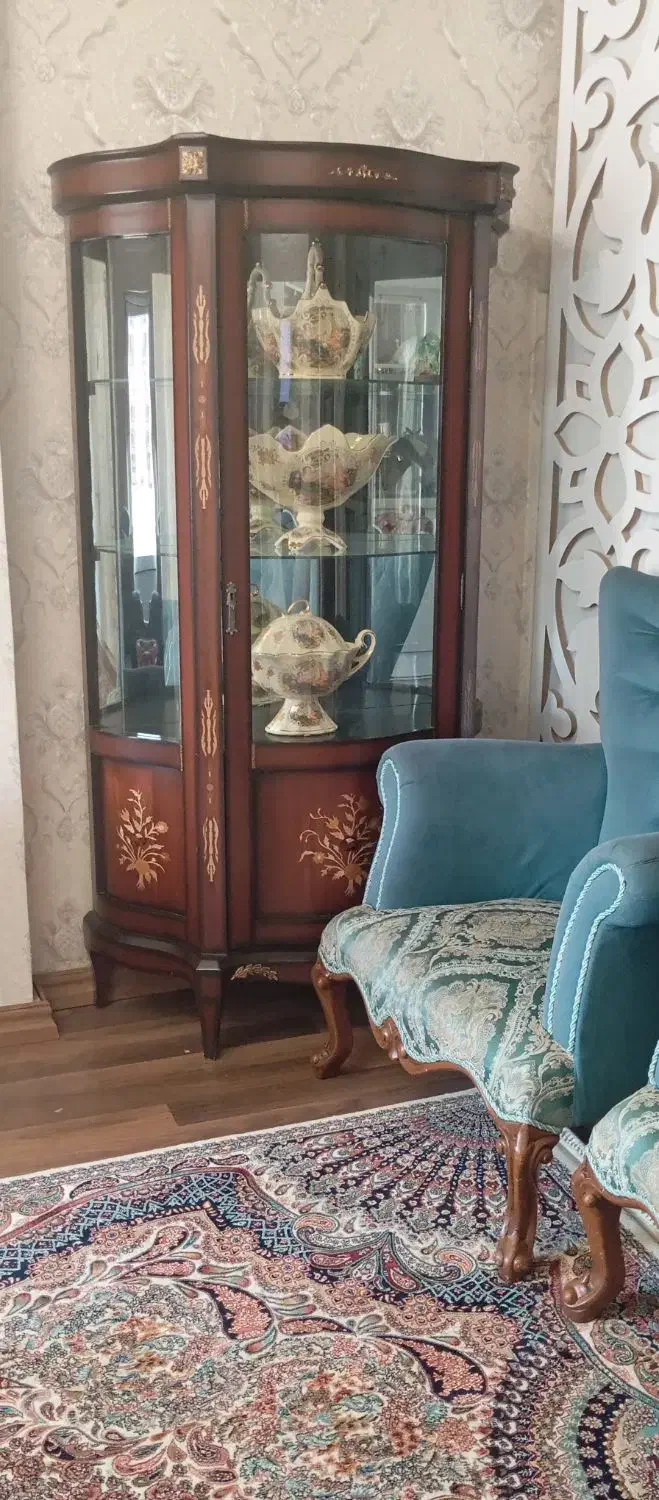 بوفه قهوهای معرق|بوفه، ویترین، کنسول|سهند, |دیوار