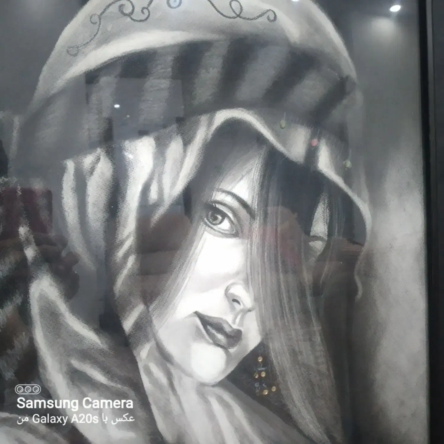 تابلو سیاه قلم|تابلو، نقاشی، عکس|پردیس, فاز ۱۱|دیوار