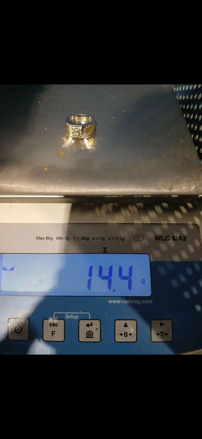 انگشتر نقره برلیان|جواهرات|زنجان, |دیوار