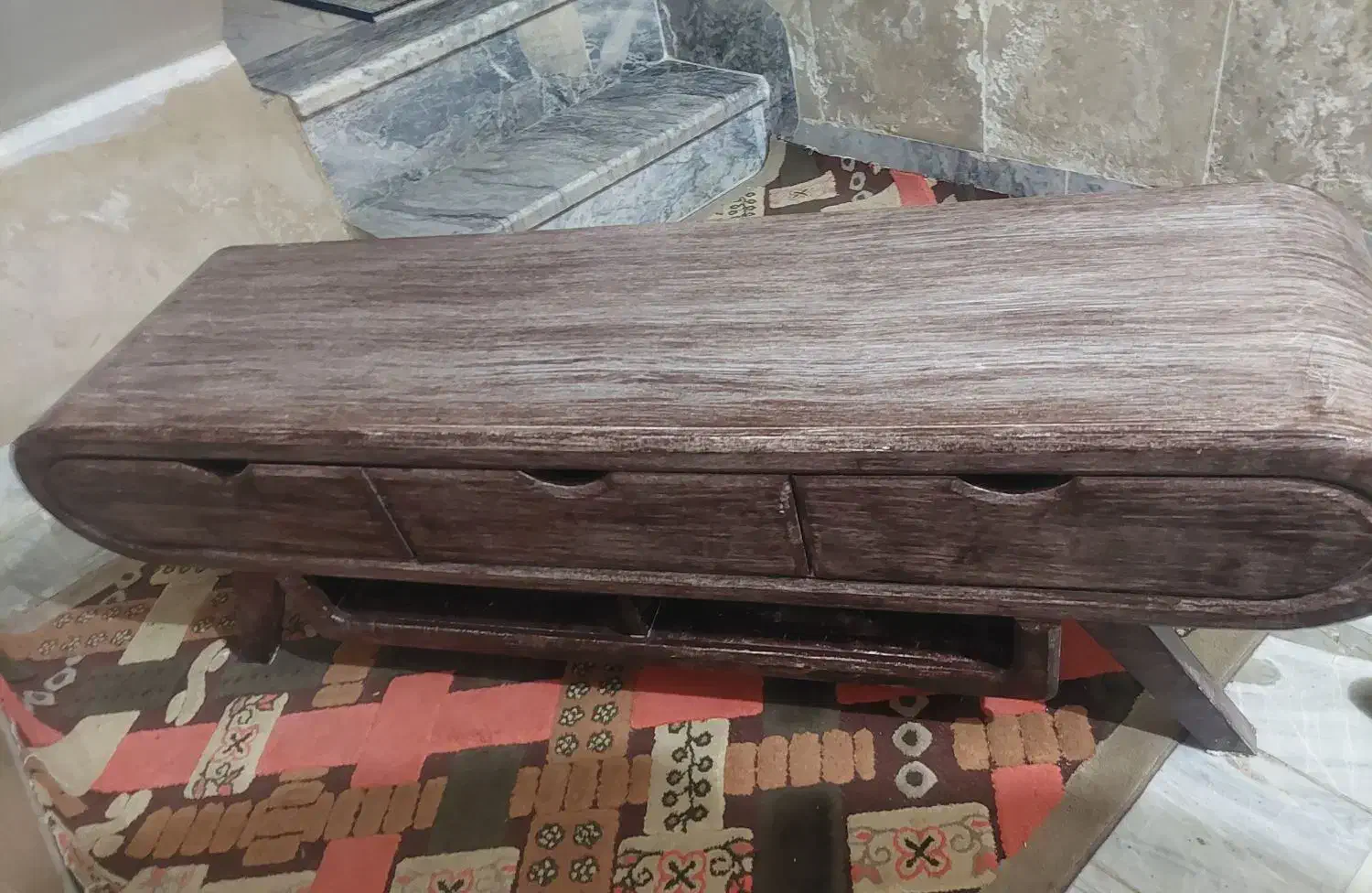 میز زیر تلویزیونی مدل رادیویی|میز تلویزیون|کرمانشاه, |دیوار