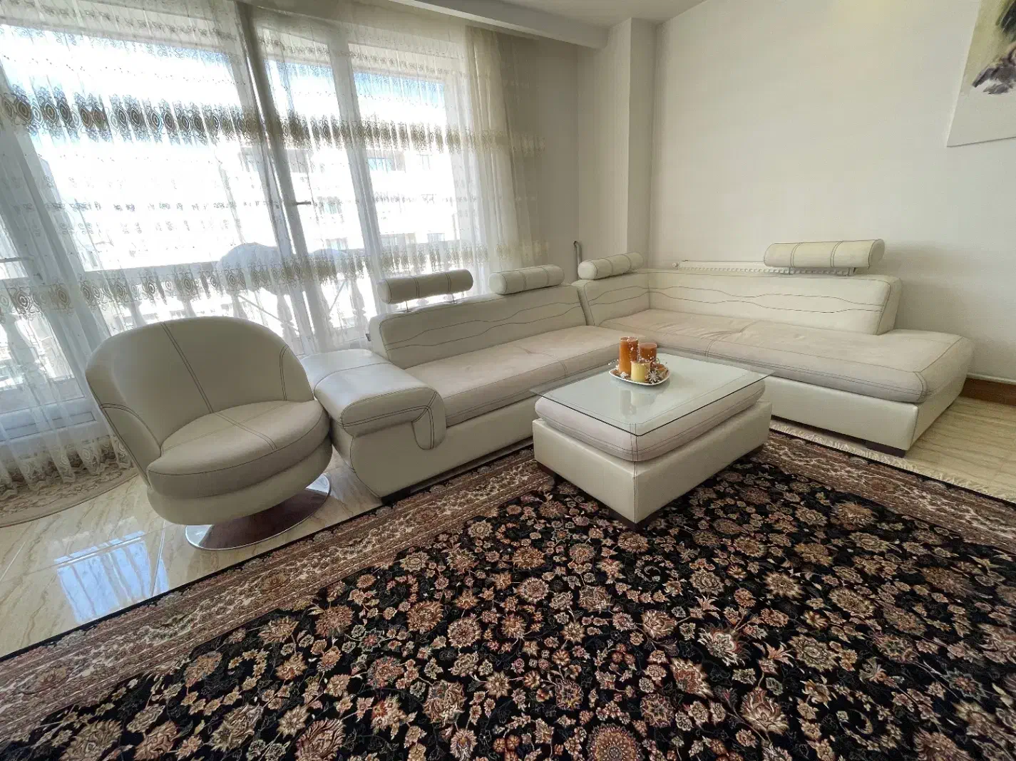 مبل ال راحتی|مبلمان خانگی و میز عسلی|مهاباد (آذربایجان غربی), |دیوار