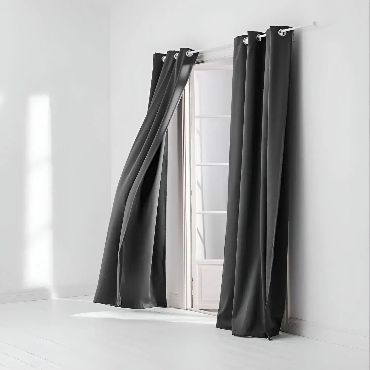 پرده پانچ دو تکه مینیمال / اتاق خواب / پذیرایی|پرده، رانر، رومیزی|شیراز, زرهی|دیوار