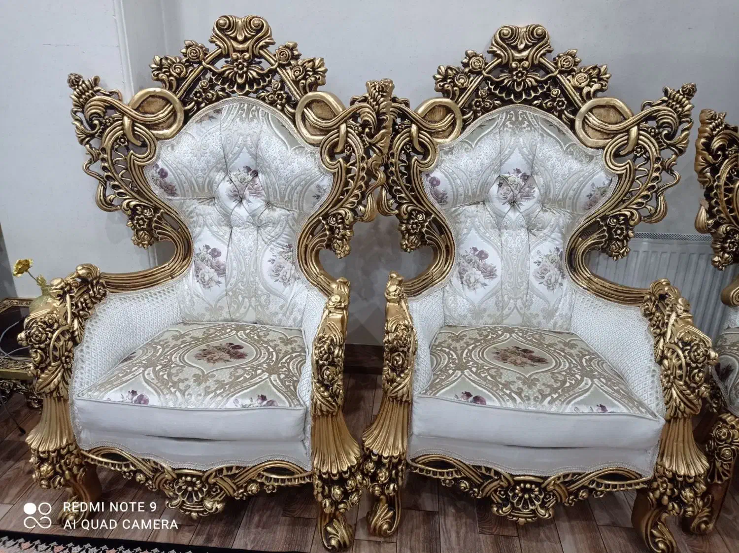 مبل سلطنتی 9 نفره|مبلمان خانگی و میز عسلی|پاکدشت, پاکدشت (مامازند)|دیوار