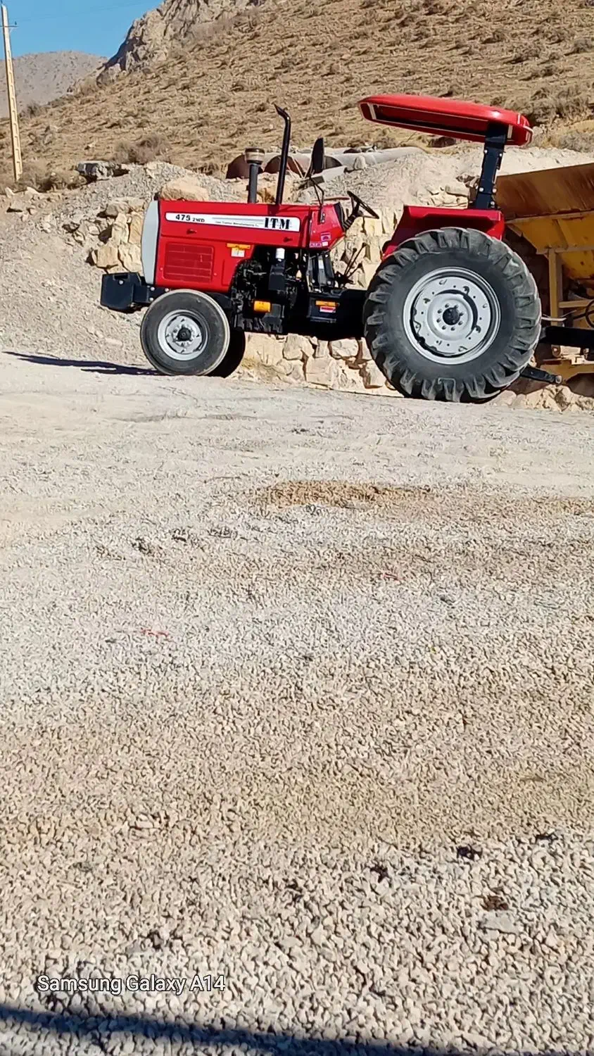 تراکتور 475تک مدل 402 با ادوات تریلی و گاوهن|خودرو سنگین|الشتر, |دیوار