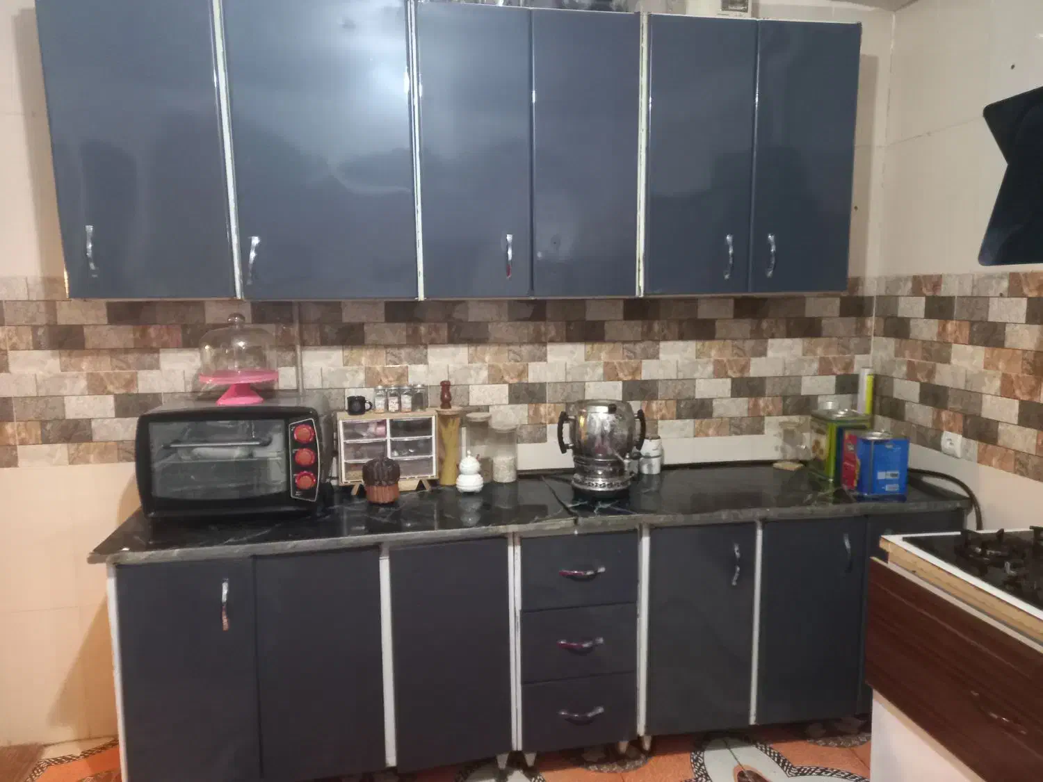 کابینت فلز|آب‌چکان و نظم‌دهنده ظروف|قاسم‌آباد (خواف), |دیوار